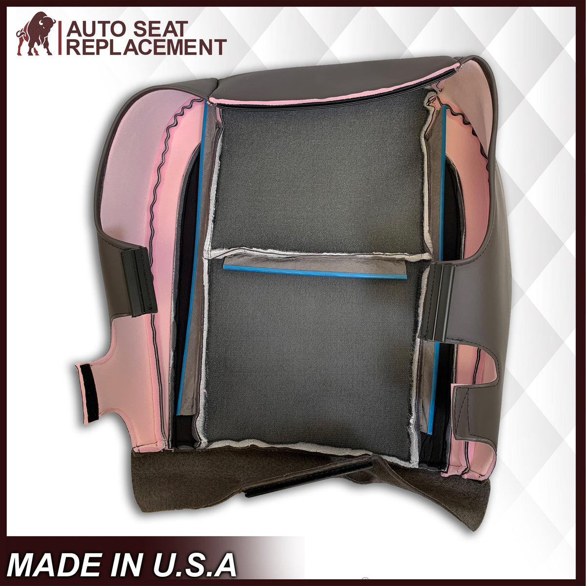 2007-2014 Cadillac Escalade Platinum Edition Replacement Synthetic Leather or Genuine Leather Seat Cover In Brown