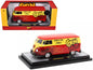 1960 Volkswagen Delivery Van Red and Yellow "Corn Nuts BBQ" Limited Edition to 6250 pieces Worldwide 1/24 Diecast Model Car by M2 Machines  free shipping USA