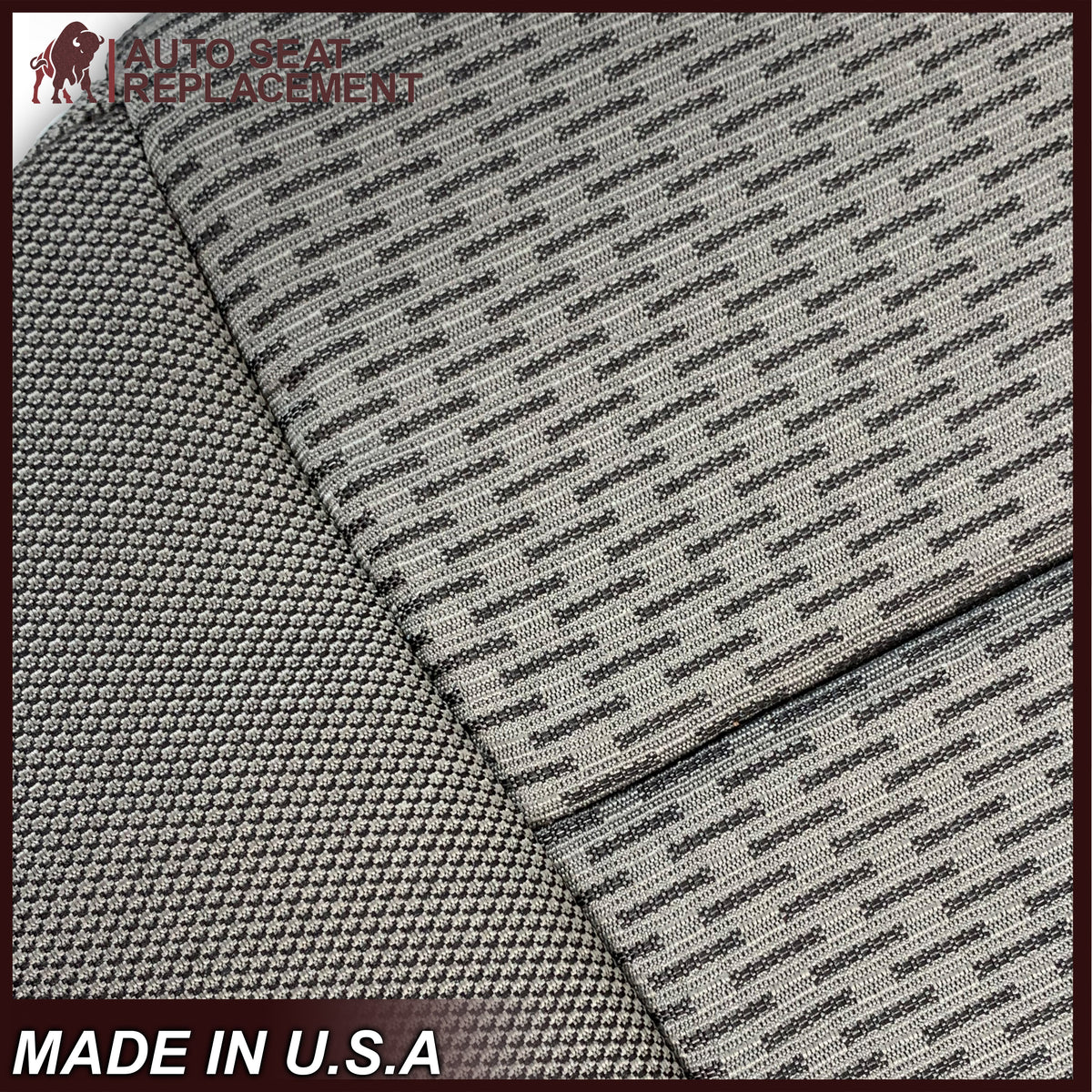 2015-2020 Ford F150 XLT GRAY Cloth Seat Cover Replacement