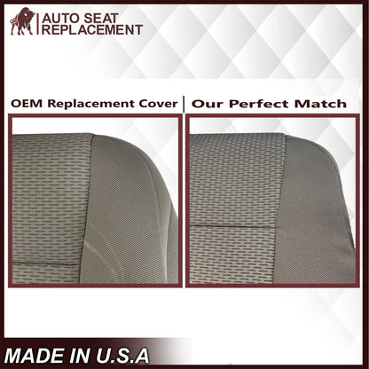 2015-2020 Ford F150 XLT GRAY Cloth Seat Cover Replacement