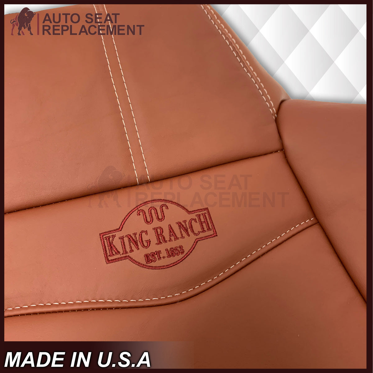 2008-2010 Ford F-250 F-350 F-450 F-550 Lariat Seat Cover in King Ranch: Choose From Variants