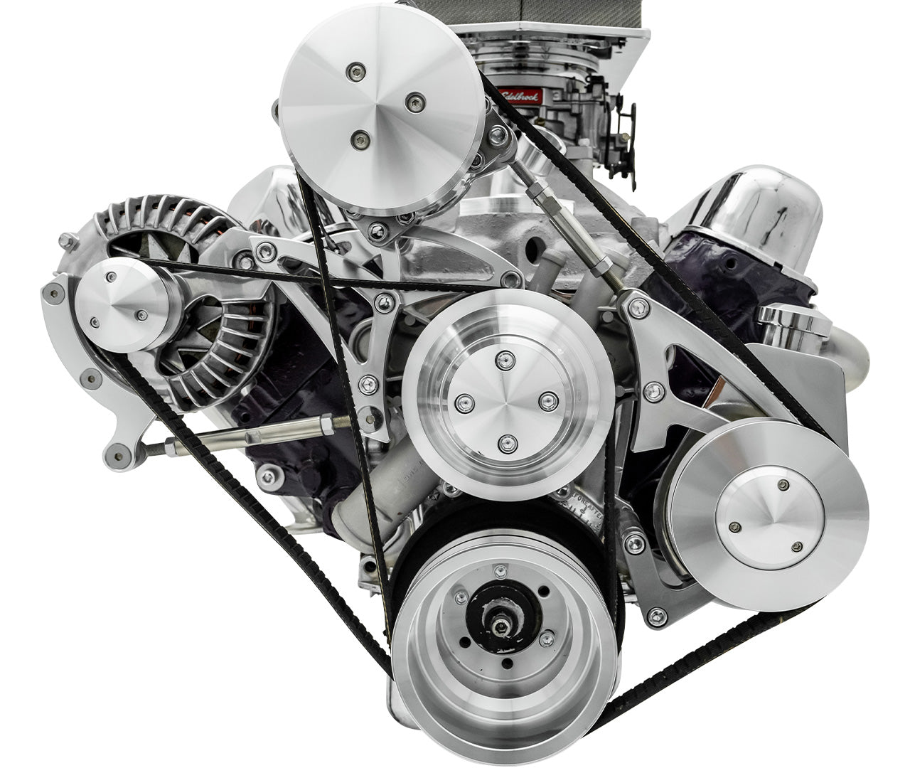 Small Block Chrysler Serpentine Conversion - AC & PS - Saginaw-Key