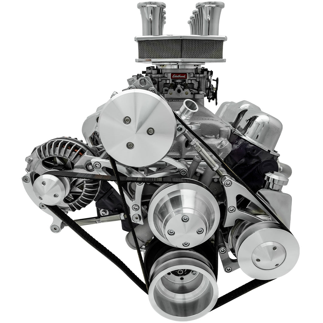 Small Block Chrysler Serpentine Conversion - AC & PS - Saginaw-Key