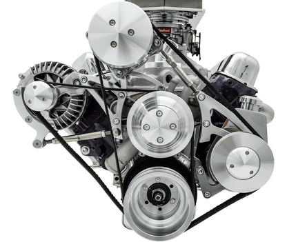 Small Block Chrysler Serpentine Conversion - AC & PS - Saginaw-Press