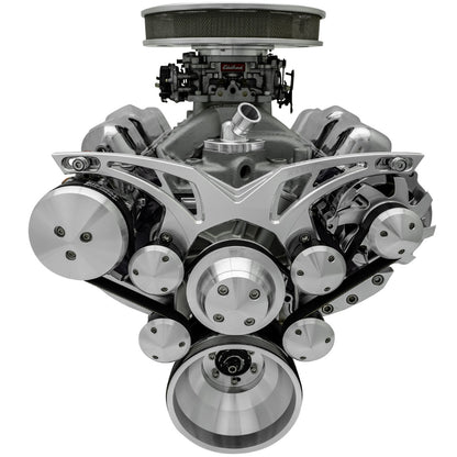 Small Block Chevy Style Track Serpentine System - AC & ALT