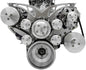 Small Block Chevy Style Track Serpentine System - AC & PS