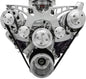 Small Block Chevy Style Track Serpentine System - PS & ALT - Billet Accessories
