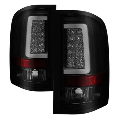 Spyder 07-13 Silverado (Will Not Work w/2010 921 Bulb)V3 Tail Lights Blk Smk ALT-YD-CS07V3-LBLED-BSM 5084095