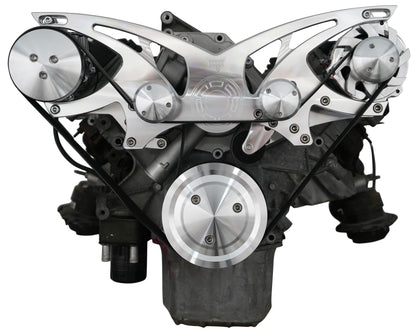 Chrysler Gen III Hemi Style Track Serpentine System - AC & ALT