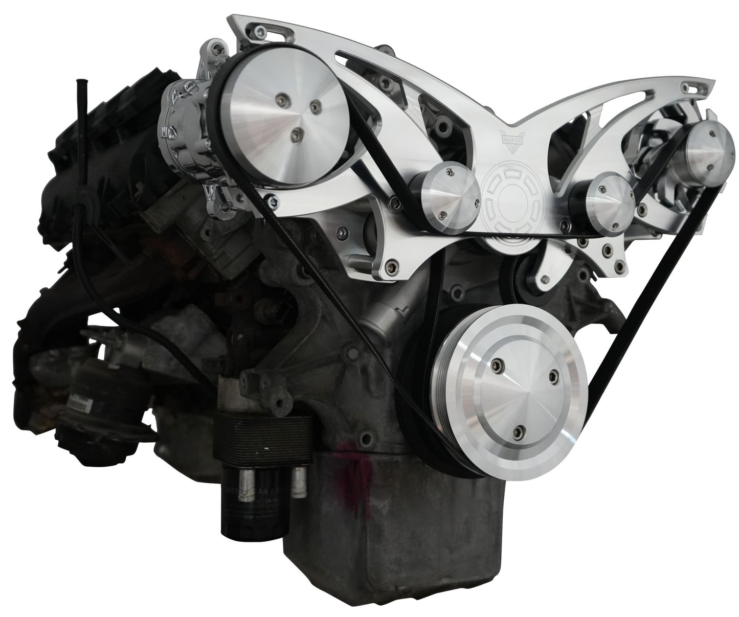 Chrysler Gen III Hemi Style Track Serpentine System - AC & ALT