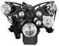 Chrysler Gen III Hemi Style Track Serpentine System - AC & PS - Black Onyx