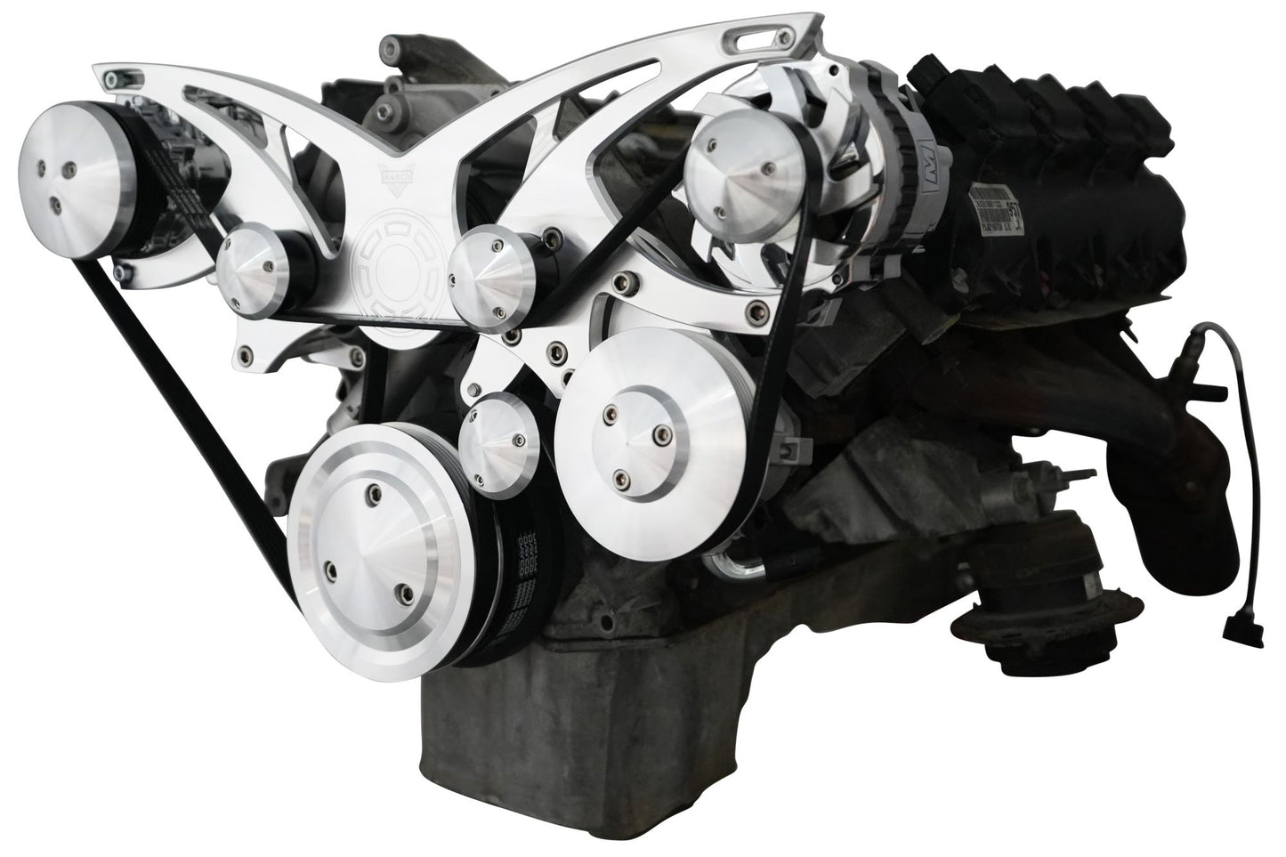 Chrysler Gen III Hemi Style Track Serpentine System - AC & PS