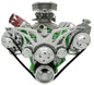 Big Block Chrysler Style Track Serpentine System - PS & ALT - Chrome