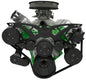 Big Block Chrysler Style Track Serpentine System - AC & PS - Black