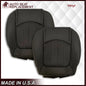 2008-2012 Buick Enclave Driver or Passenger Bottom Perforated Seat Cover in Black: Choose Leather or Vinyl