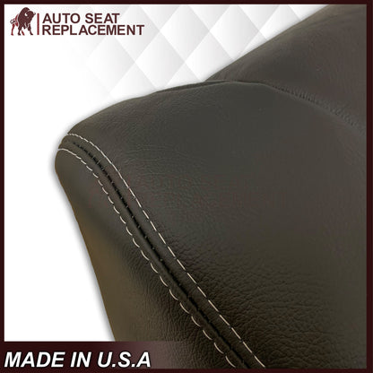 2009 - 2012 Dodge Ram 1500 2500 3500 Laramie Bottom Or Top Replacement Seat Cover in Dark Slate (Dark Gray) With Perforated Inserts