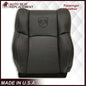 2009 - 2012 Dodge Ram 1500 2500 3500 Laramie Bottom Or Top Replacement Seat Cover in Dark Slate (Dark Gray) With Perforated Inserts