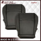 2009 - 2012 Dodge Ram 1500 2500 3500 Laramie Bottom Or Top Replacement Seat Cover in Dark Slate (Dark Gray) With Perforated Inserts
