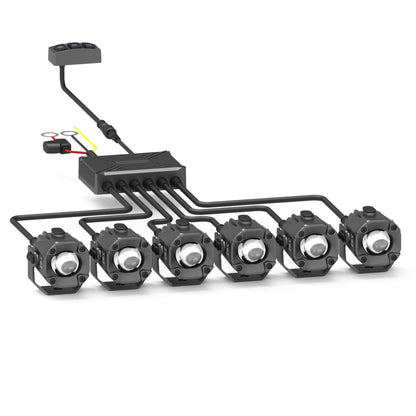 Tiny Monster 4116D Concept Pod Mini I Dual Color Driving Beam (6 EA)