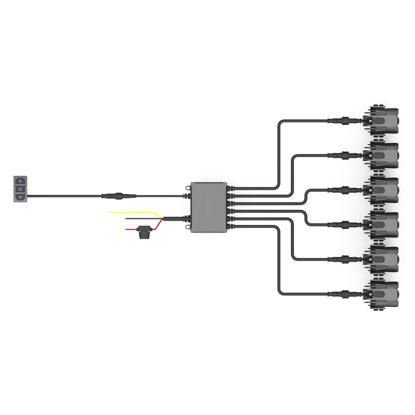 Tiny Monster 4116D Concept Pod Mini I Dual Color Driving Beam (6 EA)