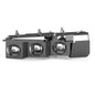 Tiny Monster 411B1 Concept Pod Mini Bronco Steel Bumper Triple Fog Light Kit