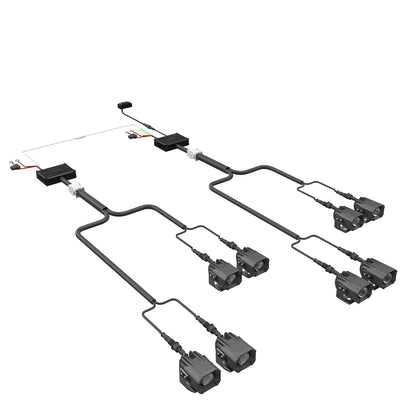 Tiny Monster 4128D Concept Pod Mini II Dual Color Driving Beam (8 EA)