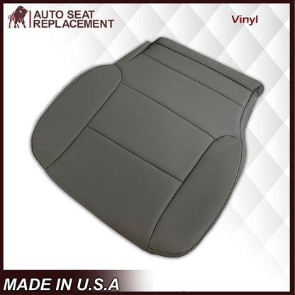 2014-2024 Chevy Silverado 4500HD 5500HD 6500HD WORK TRUCK Synthetic Leather Seat Covers: Gray
