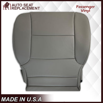 2014-2024 Chevy Silverado 4500HD 5500HD 6500HD WORK TRUCK Synthetic Leather Seat Covers: Gray