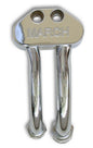 Curved AC Manifold For 7176 Compressors - Chrome