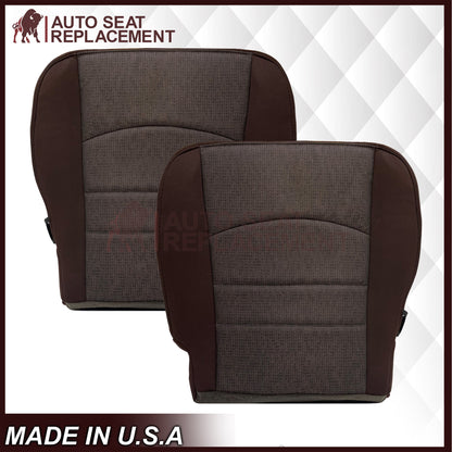 2013 - 2018 Dodge Ram 1500 2500 SLT Outdoorsman Bottom Cloth Seat Cover Brown
