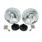 KC Hilites 7 In Headlight - H4 Halogen - 2-Lights - 55W / 60W DOT Headlight - Universal / Fits 97-06 Jeep TJ