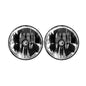 KC Hilites 7 In Gravity LED - 2-Headlights - 40W Driving Beam - For 07-18 Jeep JK