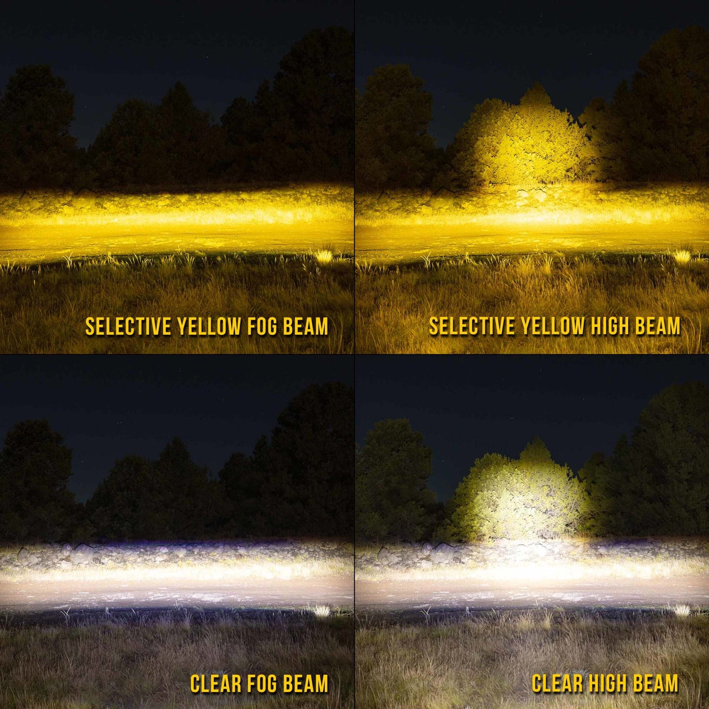 KC HiLITES FLEX ERA 3 - Lens Replacement - Selective Yellow - SAE - Combo Beam