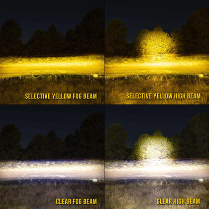 KC HiLITES FLEX ERA 3 - Lens Replacement - Selective Yellow - SAE - Combo Beam