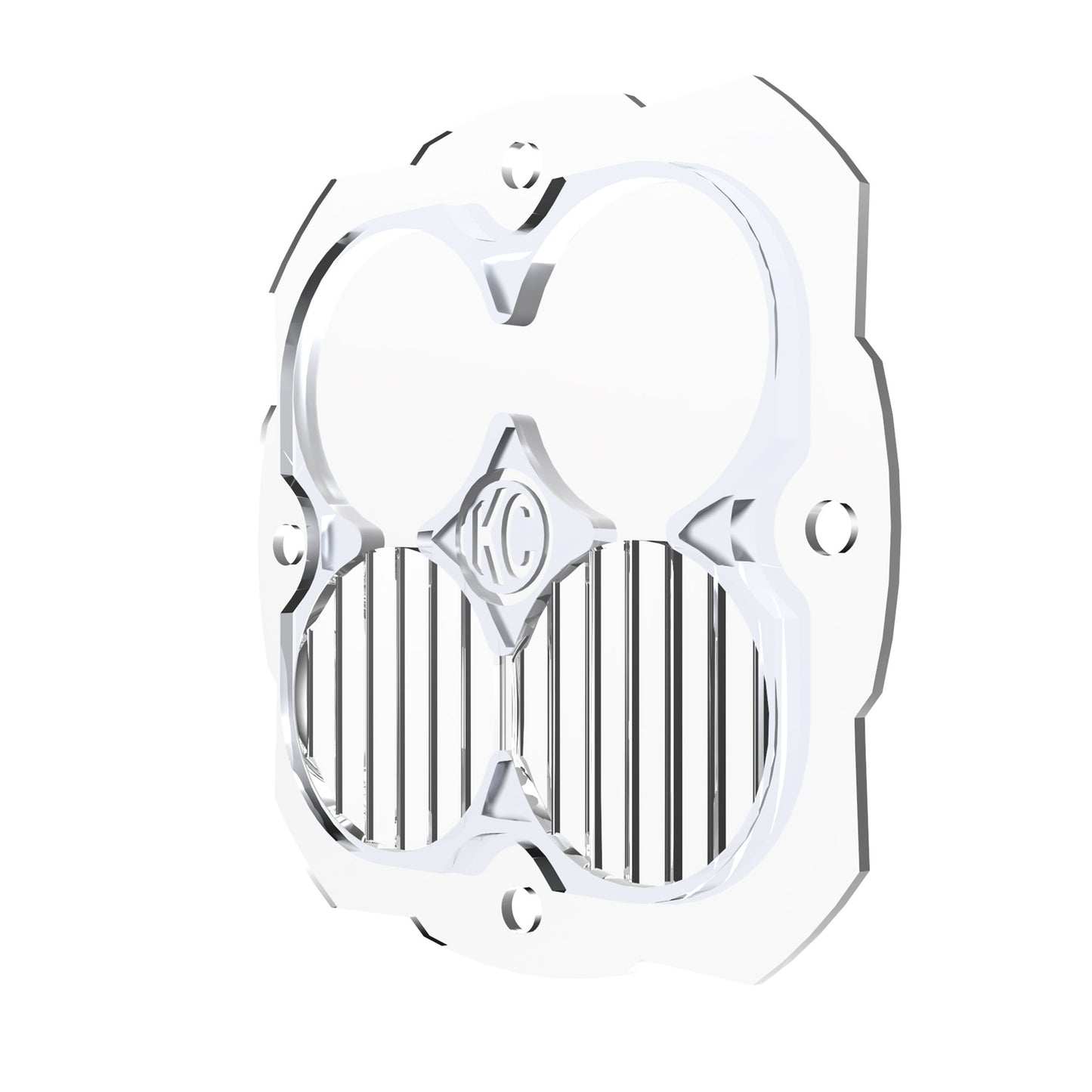 KC Hilites FLEX ERA 4 - Lens Replacement - Clear - Combo Beam