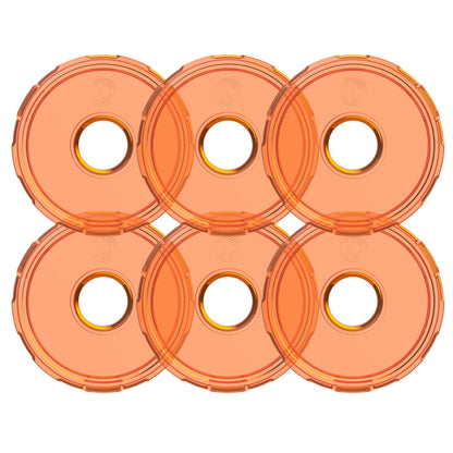Cyclone V2 LED - Replacement Lens - Amber - 6-PK