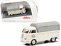 Volkswagen T1b Pritsche Plane Pickup Truck with Canopy #53 Cream 1/87 (HO) Diecast Model by Schuco  free shipping USA