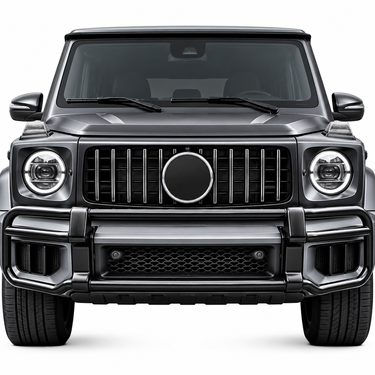 Gloss Black Front Guard Crash Bar for Mercedes Benz W465 G63