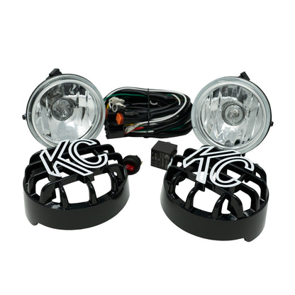 KC Hilites 4 In Rally 400 Halogen - 2-Light System - 55W Spread Beam