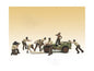 "4X4 Mechanic" 8 piece Figure Set for 1/18 scale models by American Diorama  free shipping USA