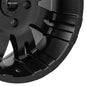 Raven Satin Black 17x9 5x5 4.75BS Offset -6mm Cap P/N 8327041