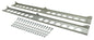 Dual Stacked Plate Brushed Aluminum Brackets With Mounting Hardware