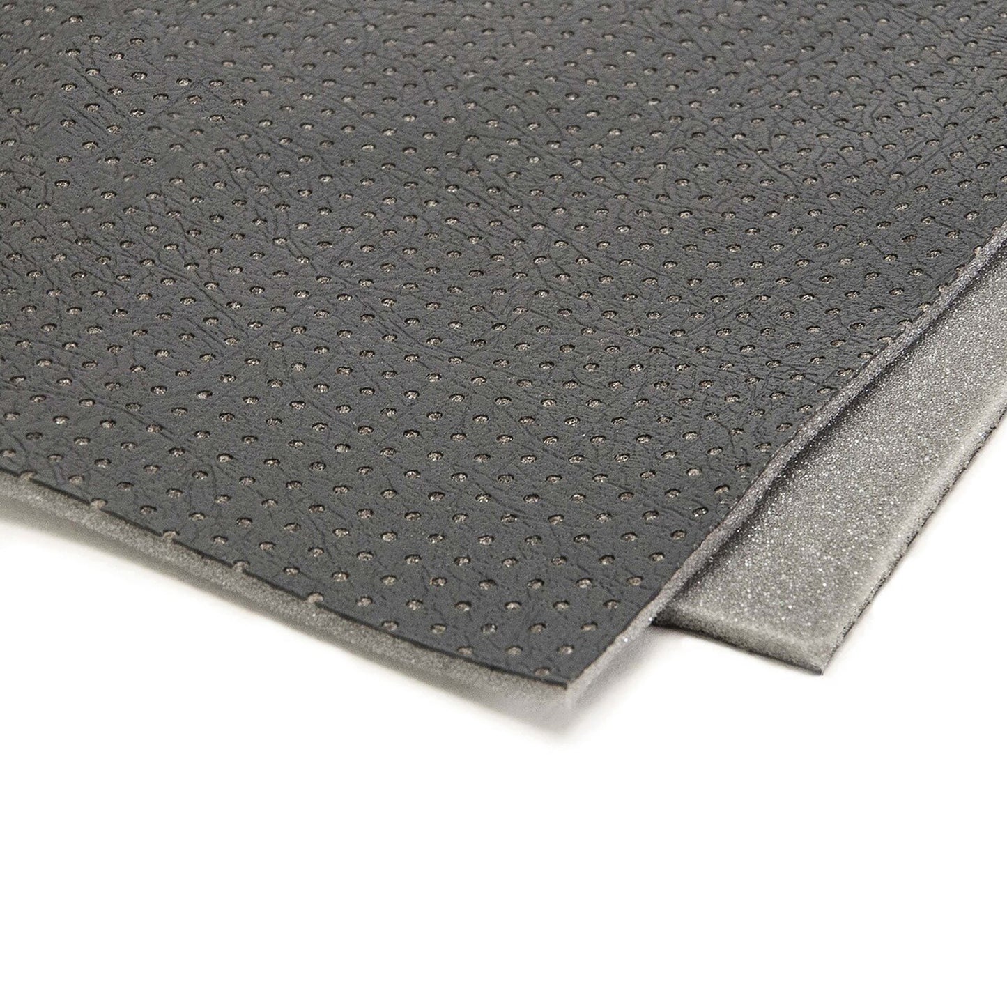 DEI 50028 Universal Upholstery Material Black Leather Look 54" X 75" 050028