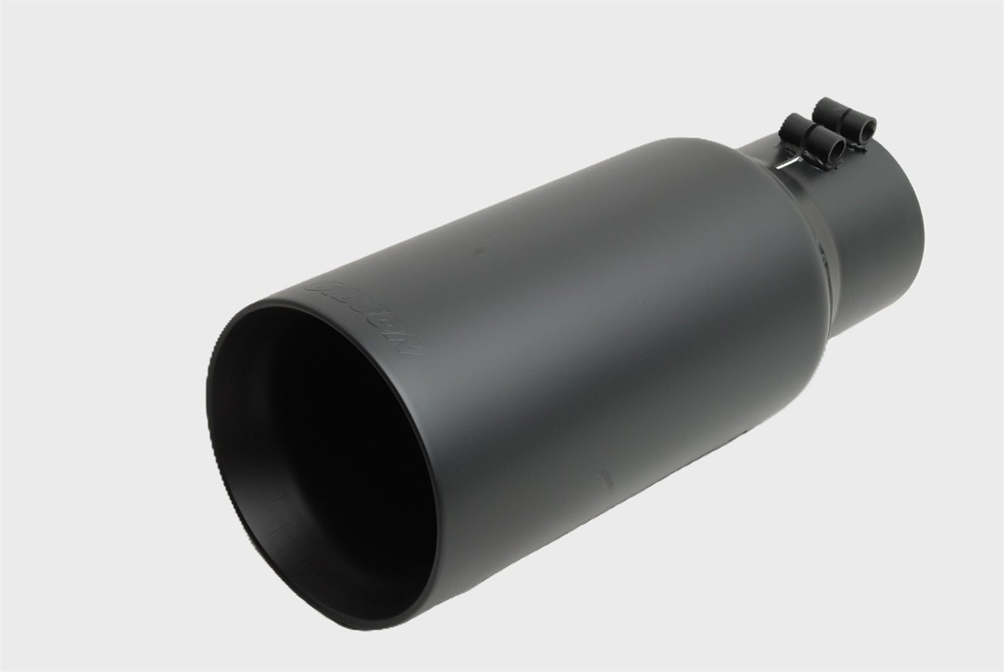 Black Ceramic Double Walled Angle Exhaust Tip