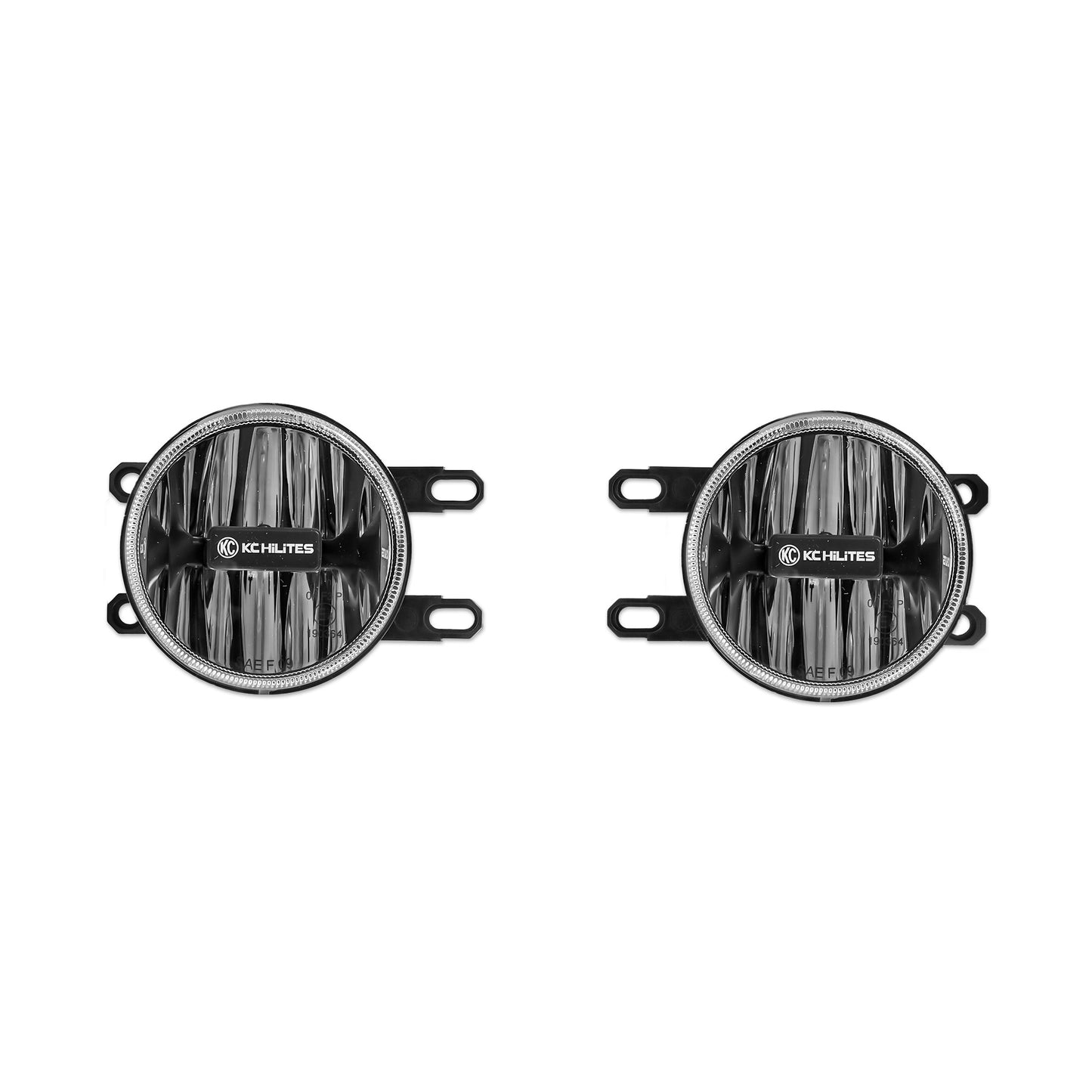 KC Hilites 4 In Gravity LED G4 - 2-Light System - SAE/ECE - 10W Fog Beam - For 12-18 Toyota Tacoma