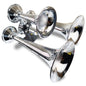 Kleinn Air Horns - 500 - Chrome Triple Train Horn