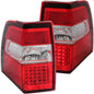 Anzo 2007-2014 Ford Expedition LED Tail lights Red/Clear