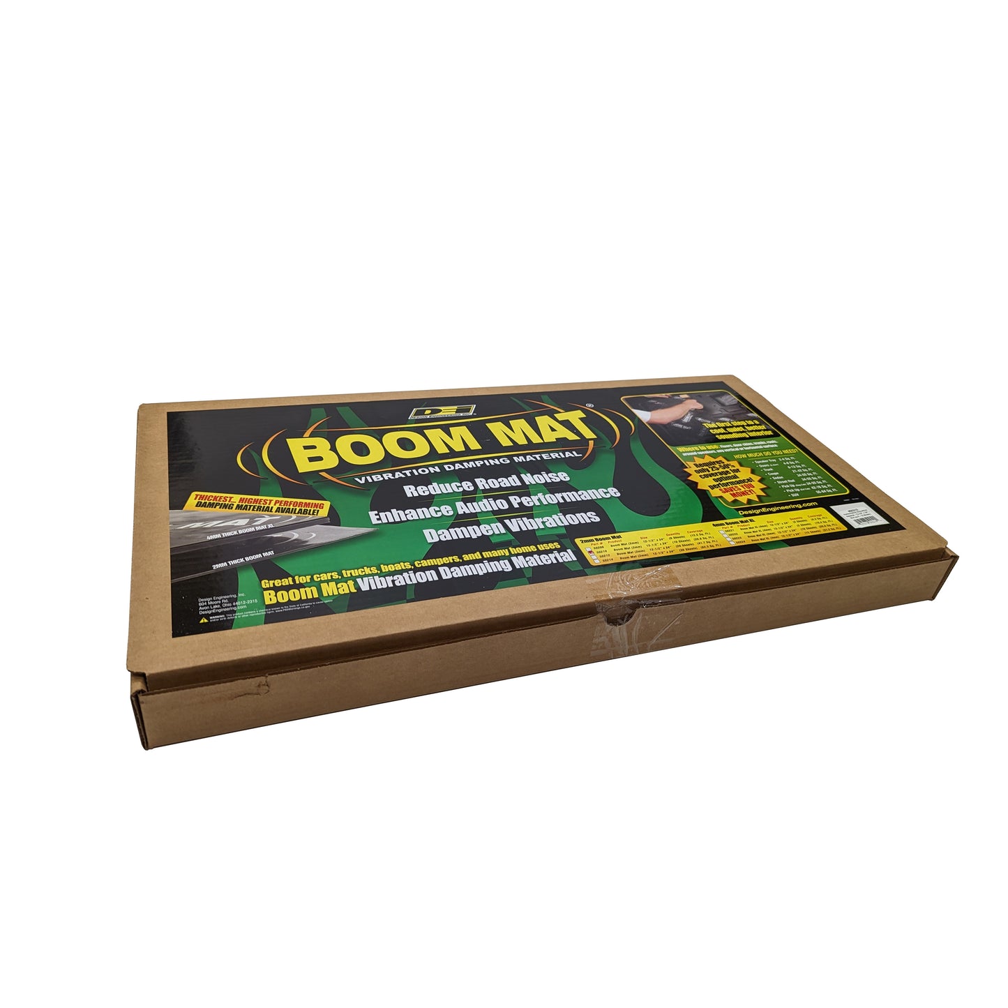 DEI 50210 Boom Mat Damping Material 12.5" X 24" 10 Sheets 050210