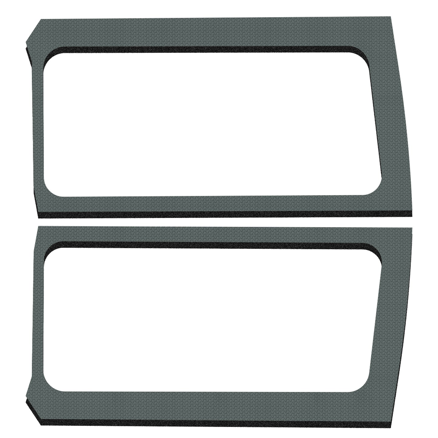 DEI 50269 Wrangler JL 2-Door Gray Original Finish Rear Side Window Only 050269