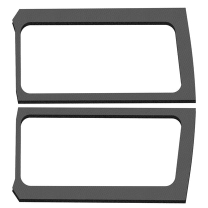 DEI 50271 Wrangler JL 2-Door Gray Leather Look Rear Side Window Only 050271